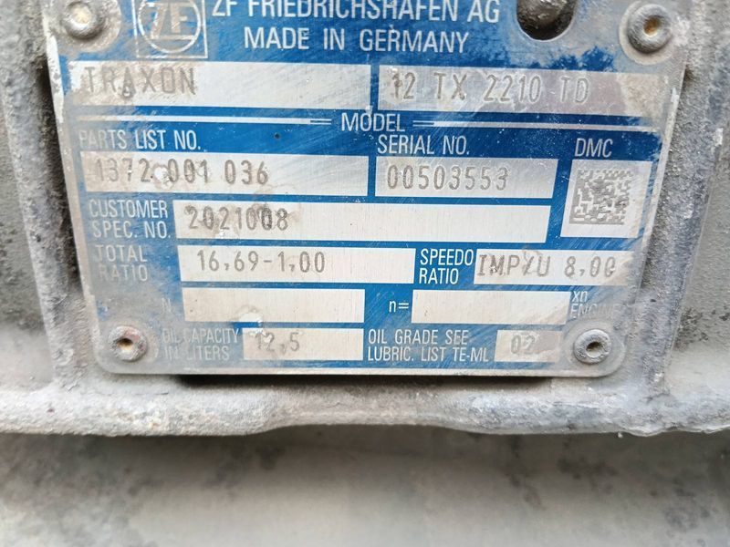 Автоматична КПП ZF TraXon 12 TX 2210 TD DAF / MAN Euro 6 (оригінал) 1372.001.036 - TIR-розборка Славута