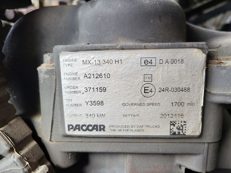 Двигун Daf Xf MX-13 340 M1 A212610 371159 Y3598 2012116 1179 - TIR-розборка Славута