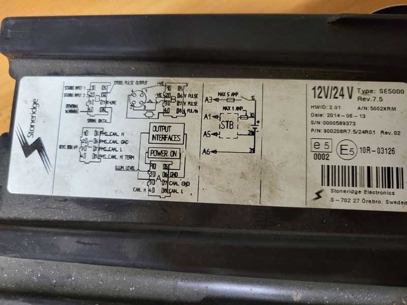 Тахограф Stoneridge SE5000 Exakt Duo2 997 - TIR-розборка Славута
